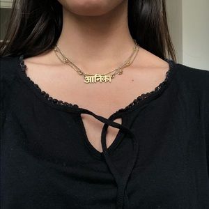 black decorated tshirt